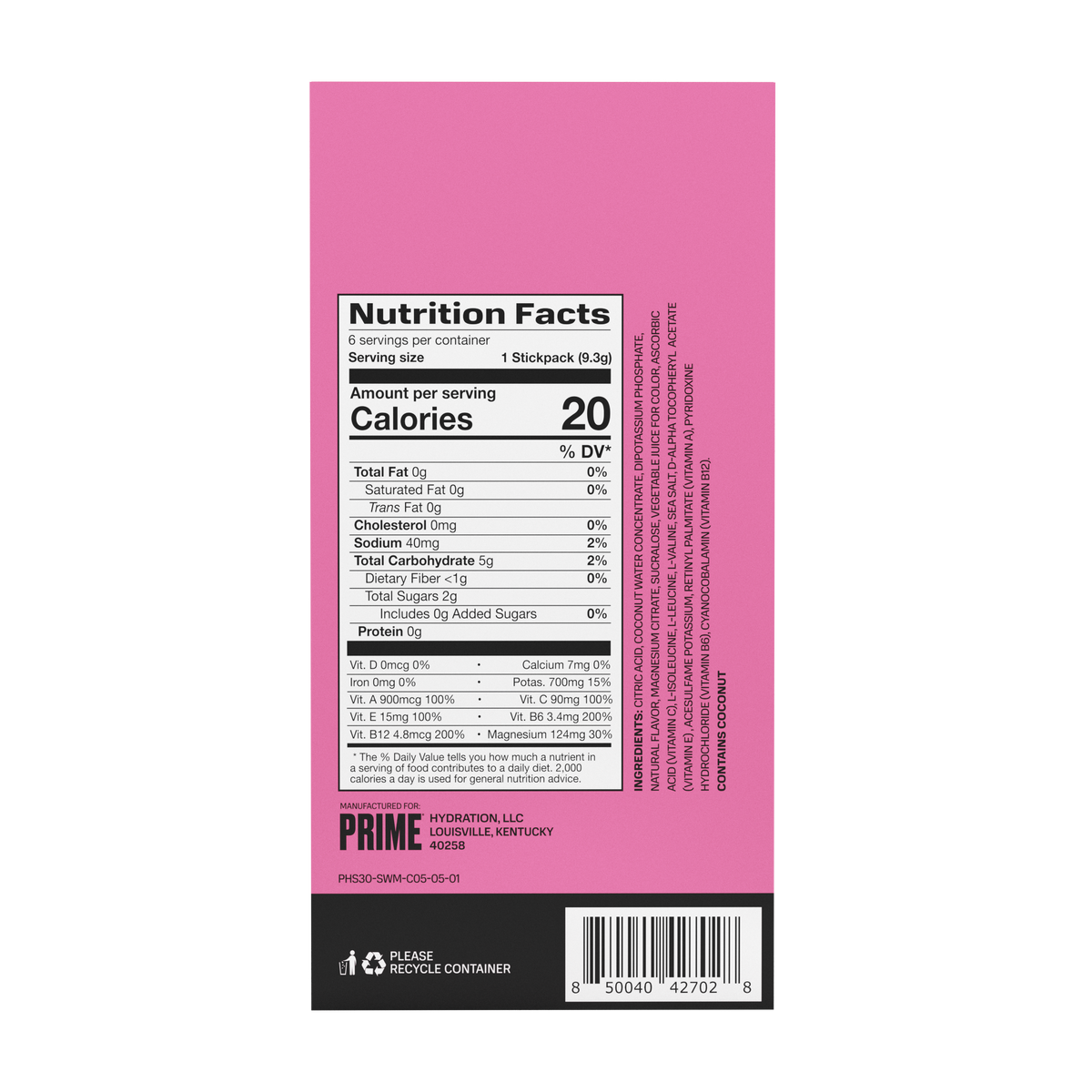 Hydration+ Sticks - Strawberry Watermelon